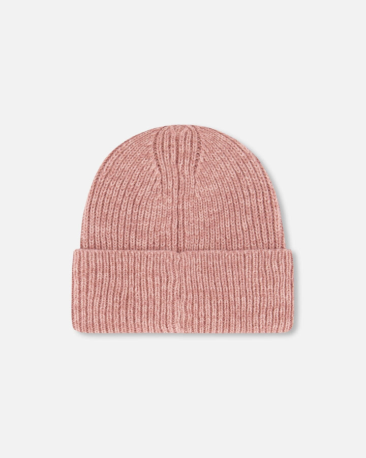 Mid-Season Knit Hat Dusty Pink