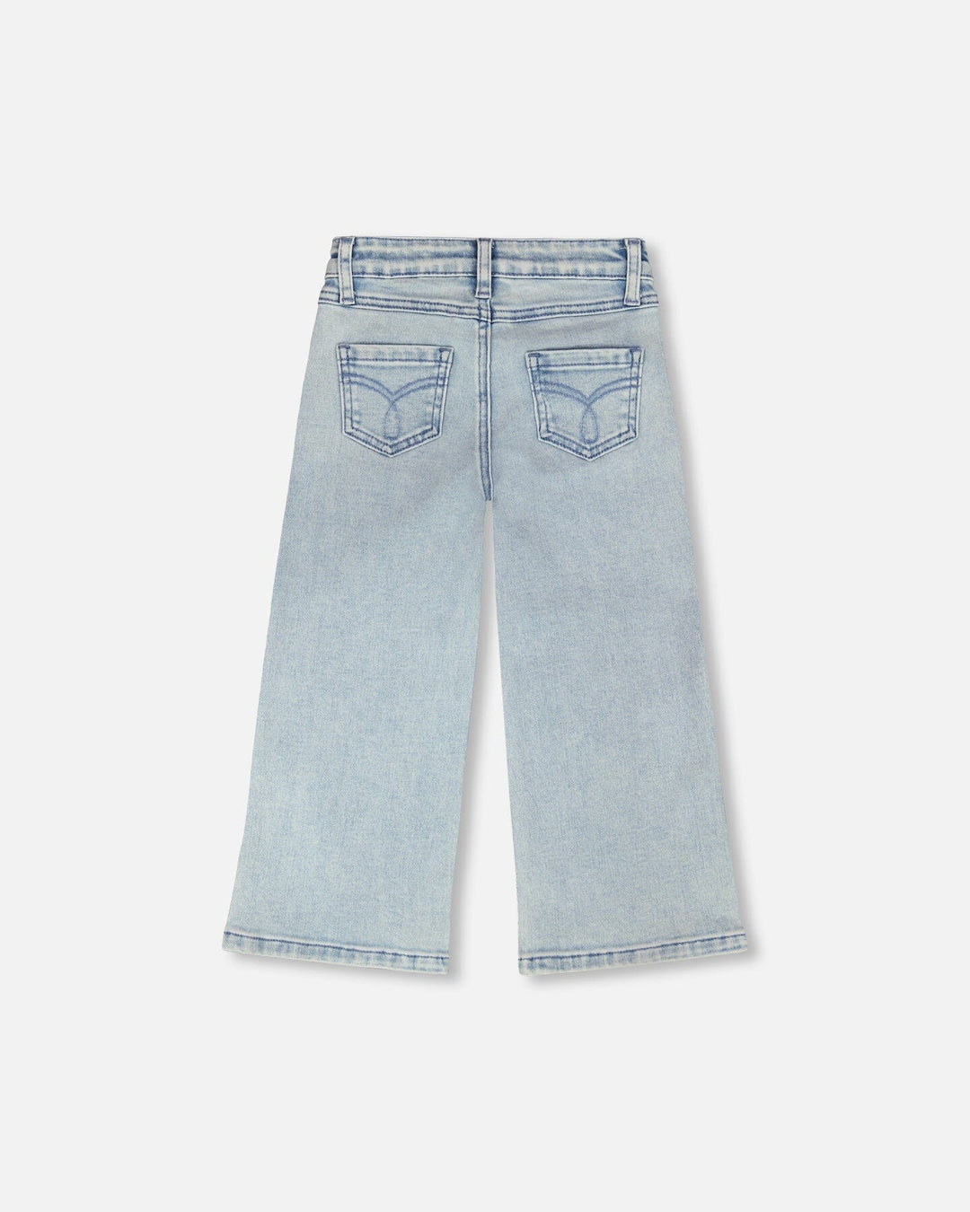 Wide Leg Light Blue Denim Jeans