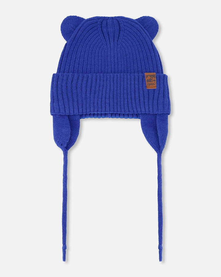 Baby Knit Hat Royal Blue