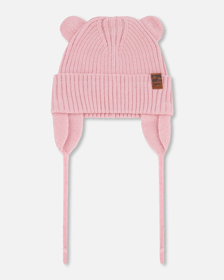 Baby Knit Hat Pale Pink