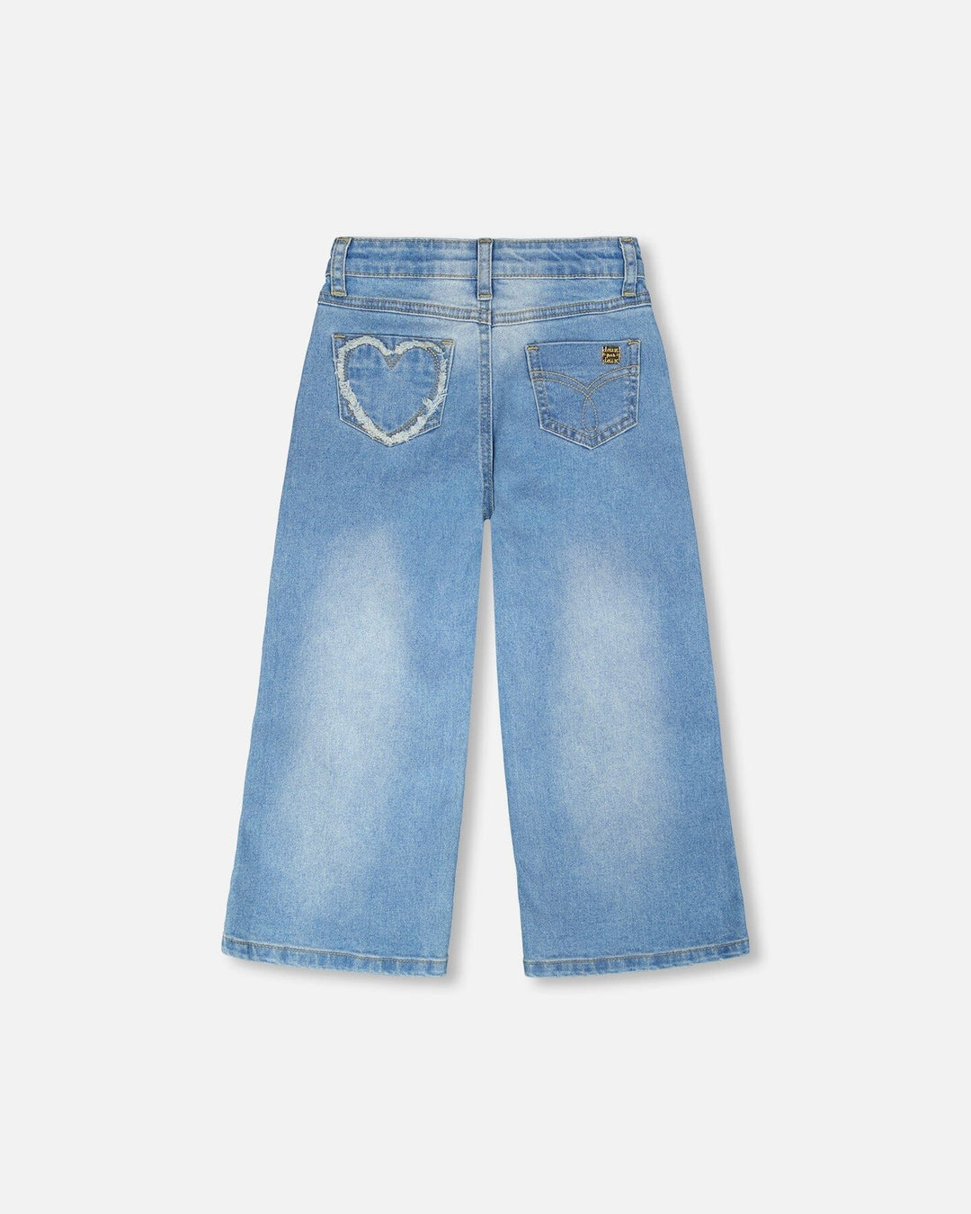Wide Leg Light Blue Denim Jeans