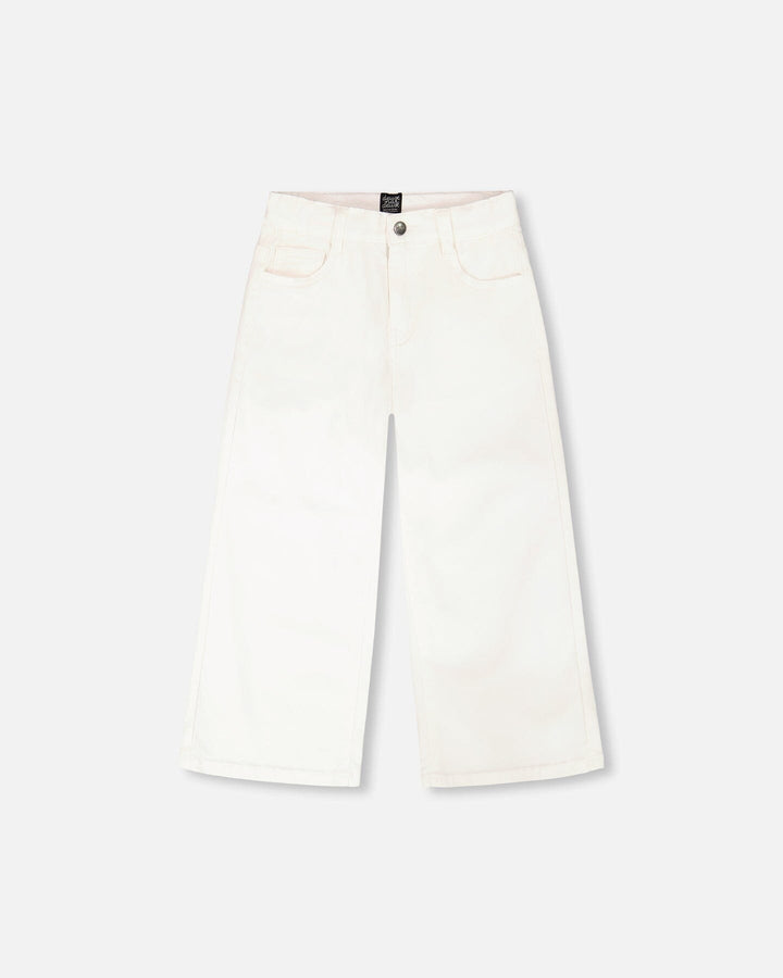 Wide Leg Jeans White