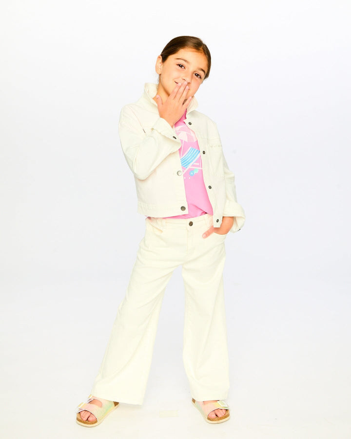 Wide Leg Jeans White