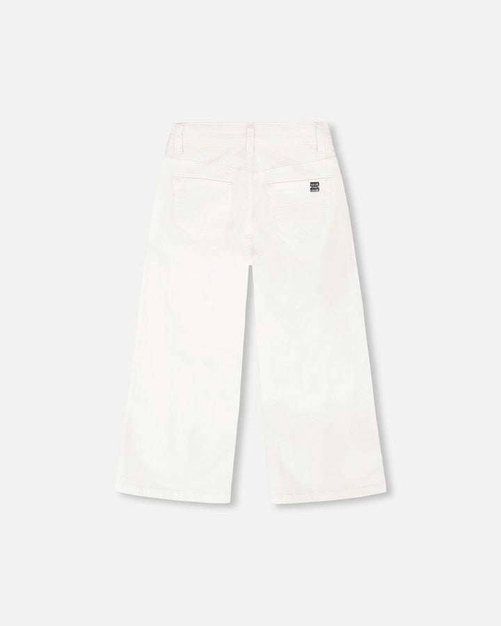 Wide Leg Jeans White