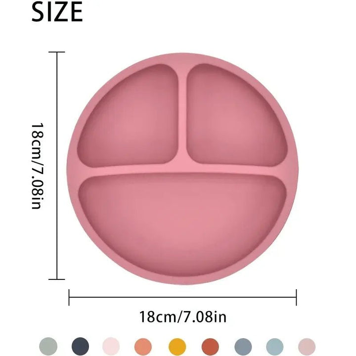 Baby Silicone Plate Set - Tiniest Toes