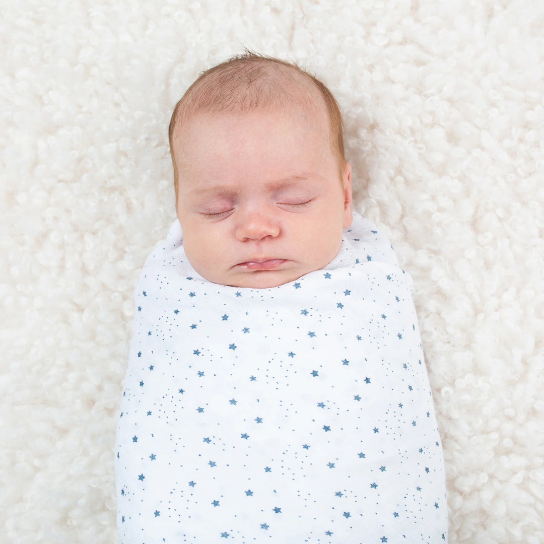 LULUJO Swaddle Blanket Muslin Cotton LG