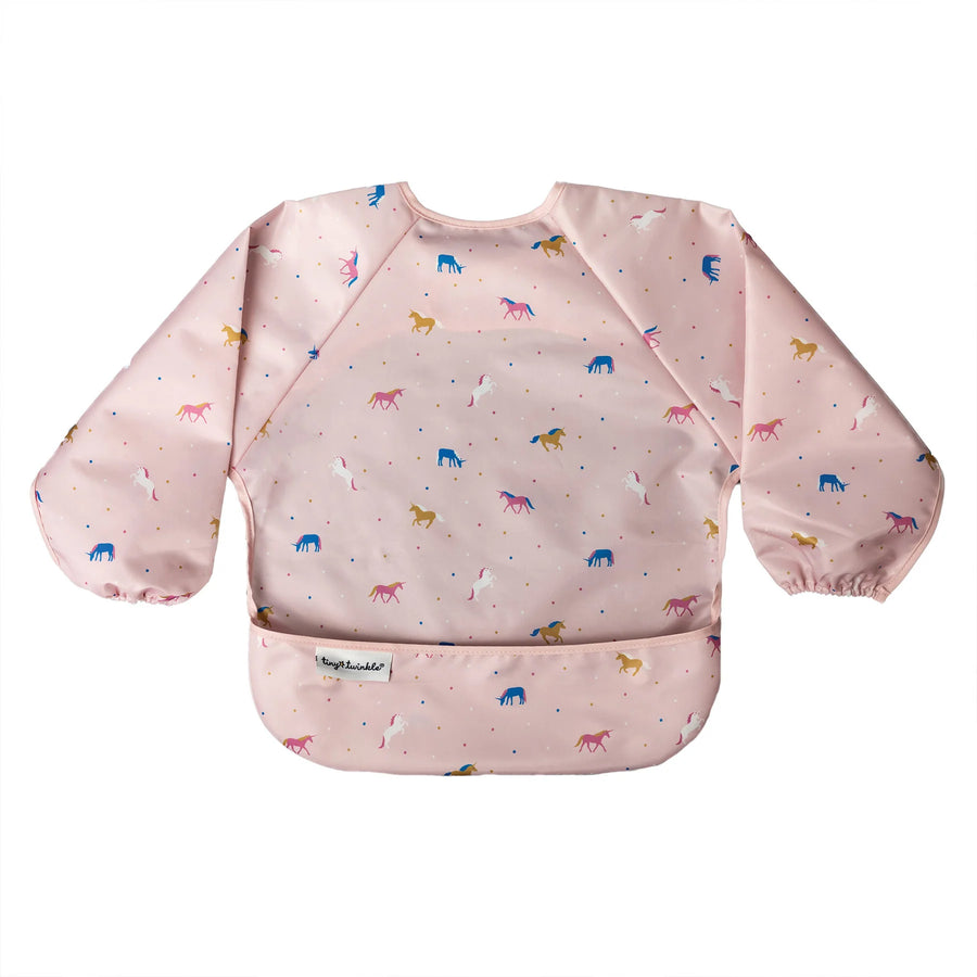 Tiny Twinkle Mess-proof Full Sleeve Bib - Tiniest Toes