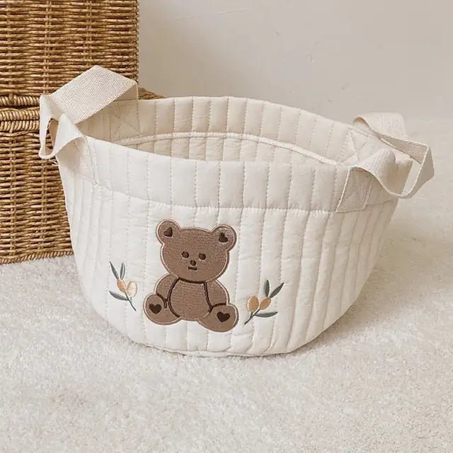 Cotton Nursery Room Bin - Tiniest Toes