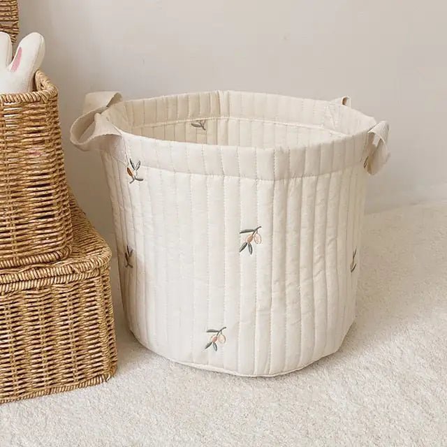 Cotton Nursery Room Bin - Tiniest Toes