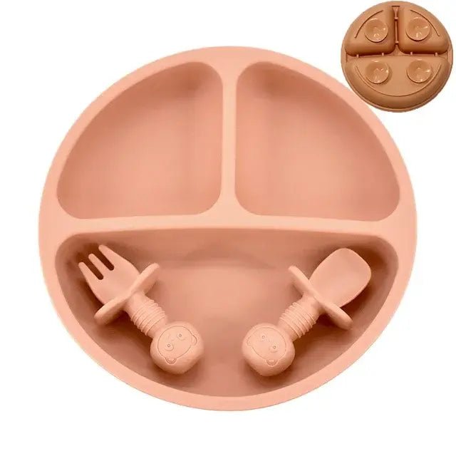 Baby Silicone Plate Set - Tiniest Toes