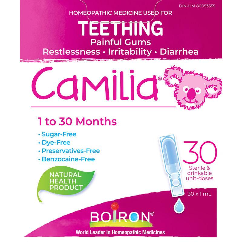 Boiron Camilia Baby Teething- Relieves Teething Symptoms 30x1mL - Tiniest Toes