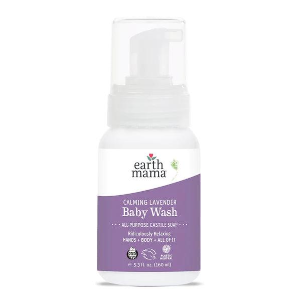 Earth Mama Organics Calming Lavender Castile Baby Wash 160mL - Tiniest Toes