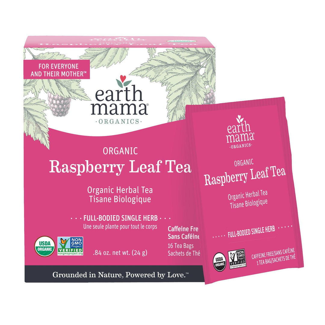 Earth Mama Organics Organic Raspberry Leaf Tea 16 Bags - Tiniest Toes