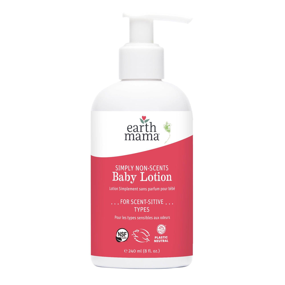 Earth Mama Organics Simply Non-Scents Baby Lotion 240mL - Tiniest Toes