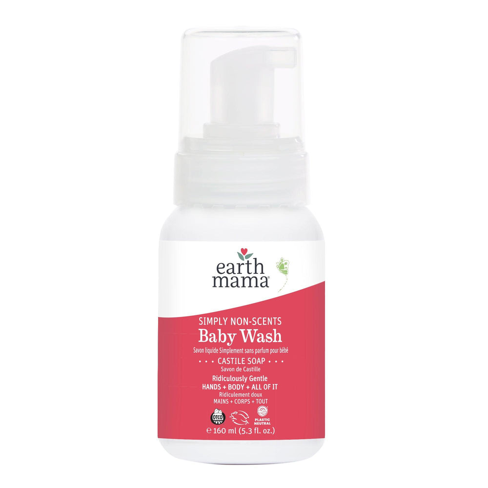 Earth Mama Organics Simply Non-Scents Baby Wash 160mL - Tiniest Toes