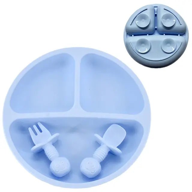 Baby Silicone Plate Set - Tiniest Toes