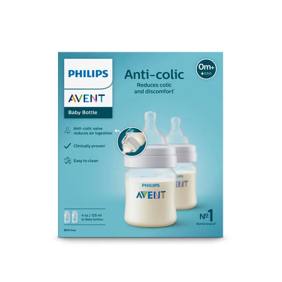 Philips Avent Baby Bottle Anti-colic - 2 pack- 4oz/9oz - Tiniest Toes