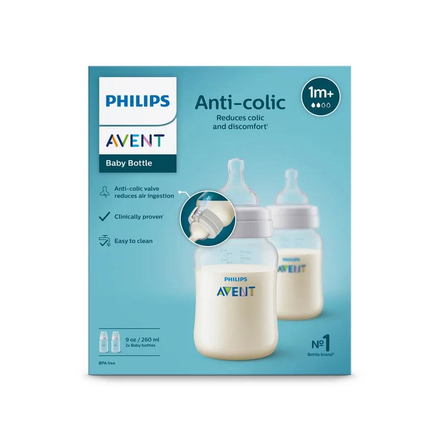 Philips Avent Baby Bottle Anti-colic - 2 pack- 4oz/9oz - Tiniest Toes