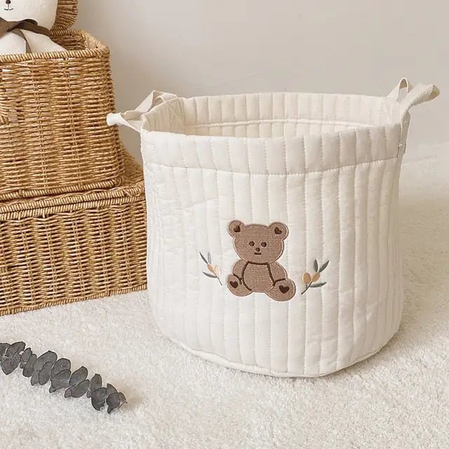 Cotton Nursery Room Bin - Tiniest Toes