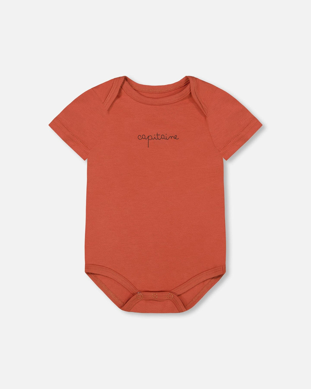 Organic Cotton Onesie Terracotta