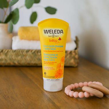 Weleda 2-in-1 Baby Gentle Shampoo + Body Wash 200mL - Tiniest Toes