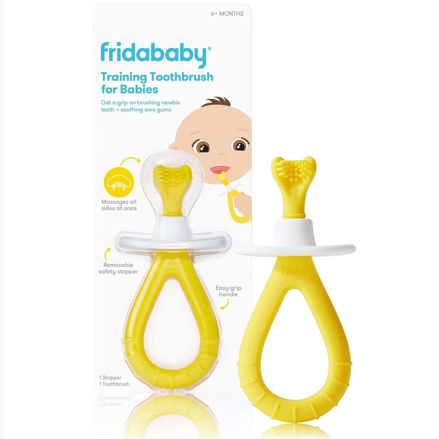 FridaBaby Training Toothbrush for Babies 6M+ - Tiniest Toes